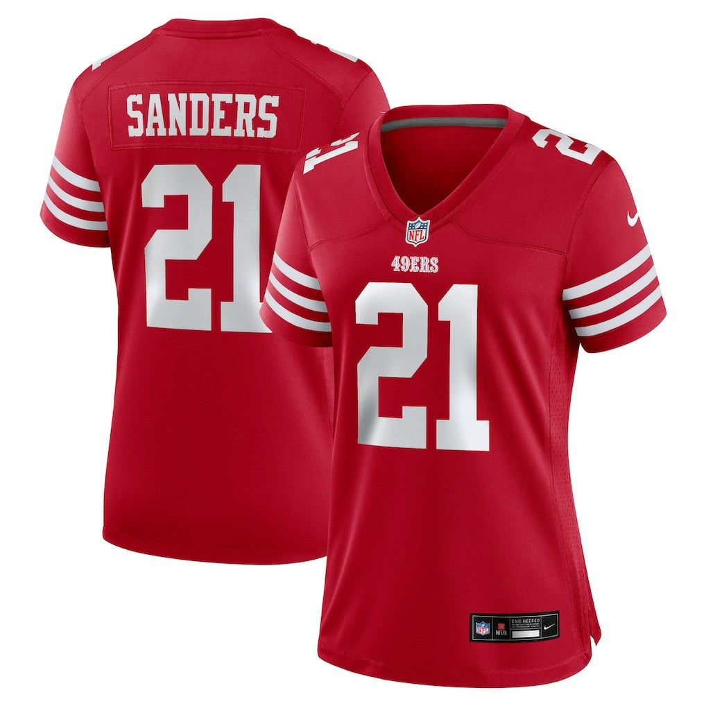 San Francisco 49ers Deion Sanders  Women's Retired Player Game Jersey | NFL On sale