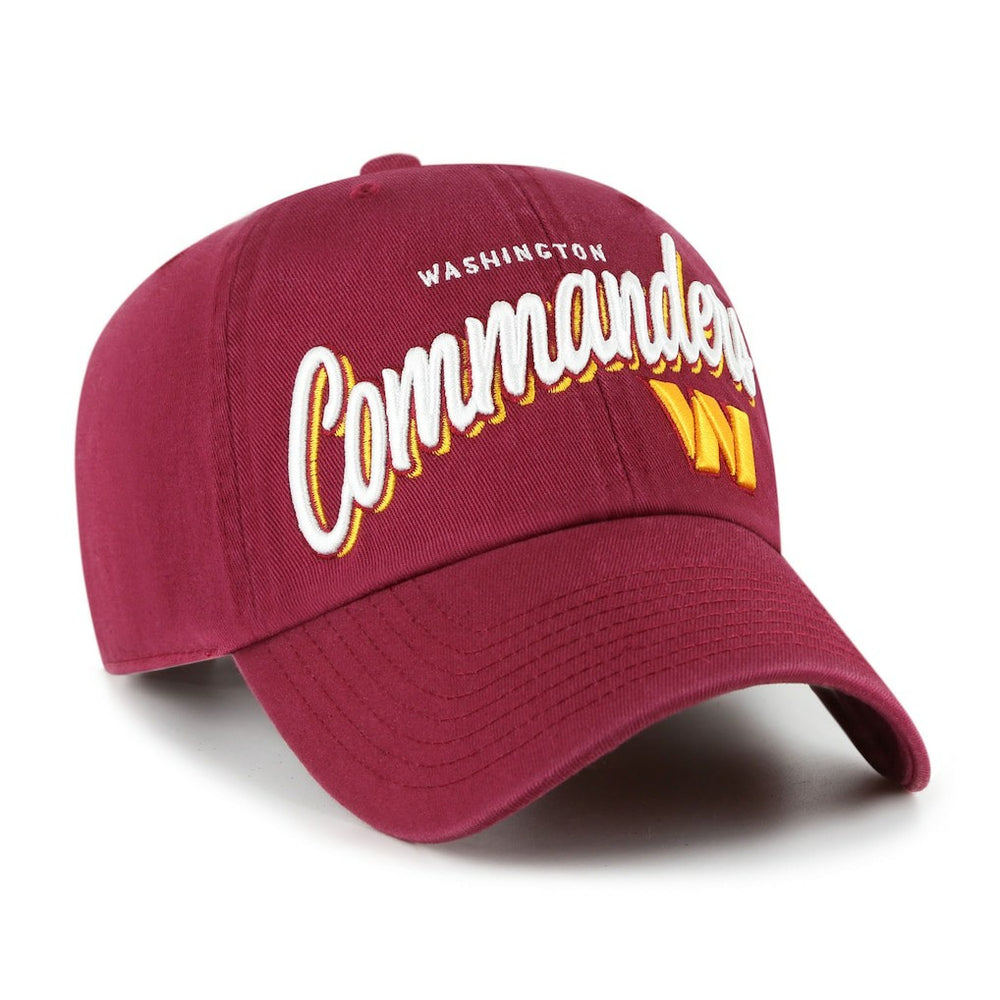 Washington Commanders '47 Women's Ariana Clean Up Adjustable Hat | NFL Hot