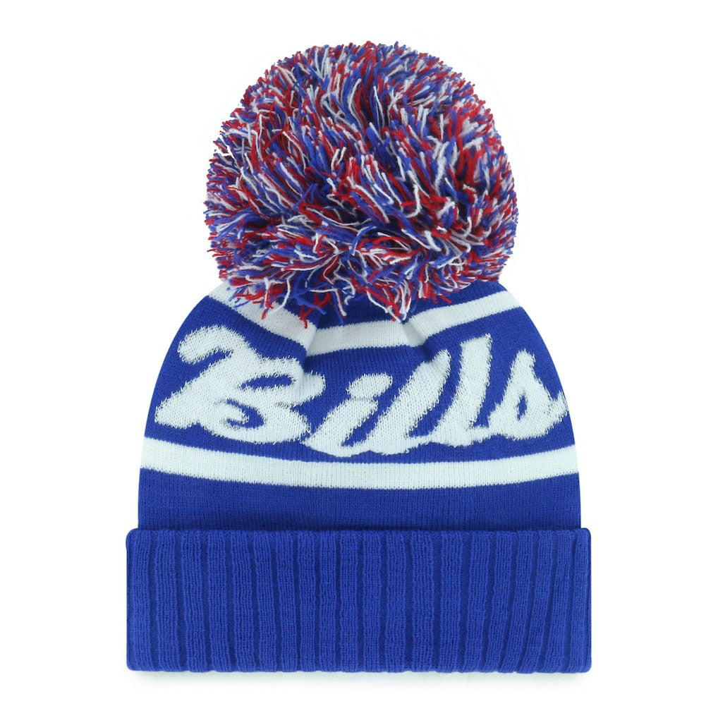 Buffalo Bills '47 Women's Spirited Cuffed Knit Hat with Pom | NFL On sale