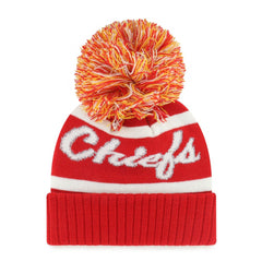 Kansas City Chiefs '47 Women's Spirited Cuffed Knit Hat with Pom | NFL On sale