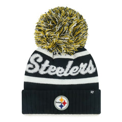 Pittsburgh Steelers '47 Women's Spirited Cuffed Knit Hat with Pom | NFL Near me