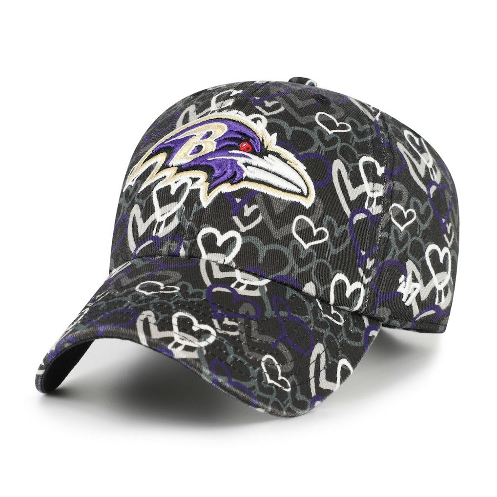 Baltimore Ravens '47 Girls Youth Mural Clean Up Adjustable Hat | NFL Hot
