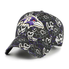Baltimore Ravens '47 Girls Youth Mural Clean Up Adjustable Hat | NFL Hot