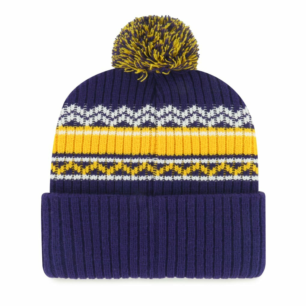 Minnesota Vikings '47 Youth Polar Vortex Cuffed Knit Hat with Pom | NFL Near me