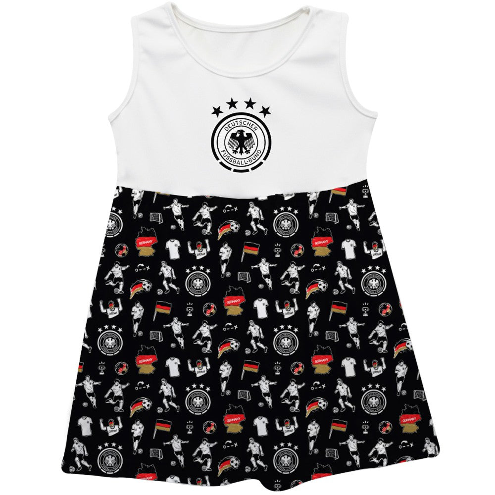 Germany National Team Vive La Fete Girls Infant Impressions Artwork Tank Top Dress for sale - Black