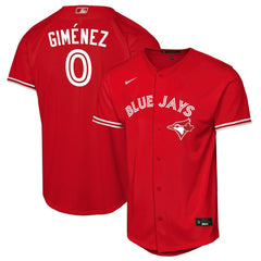 Andrés Giménez Toronto Blue Jays Nike Youth Canada Day Replica Jersey - MLB Jerseys