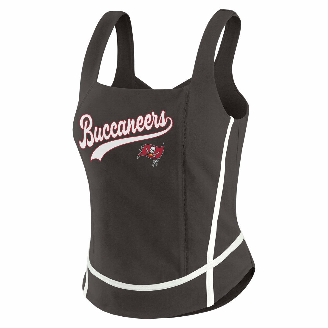 Tampa Bay Buccaneers WEAR by Erin Andrews Women's Square Neck Tank Top | NFL Hot