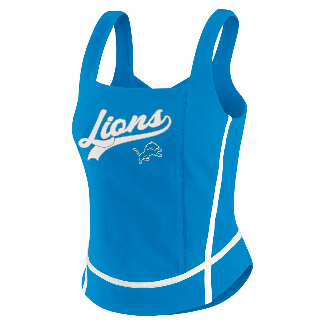 Detroit Lions WEAR by Erin Andrews Women's Square Neck Tank Top | NFL Near me