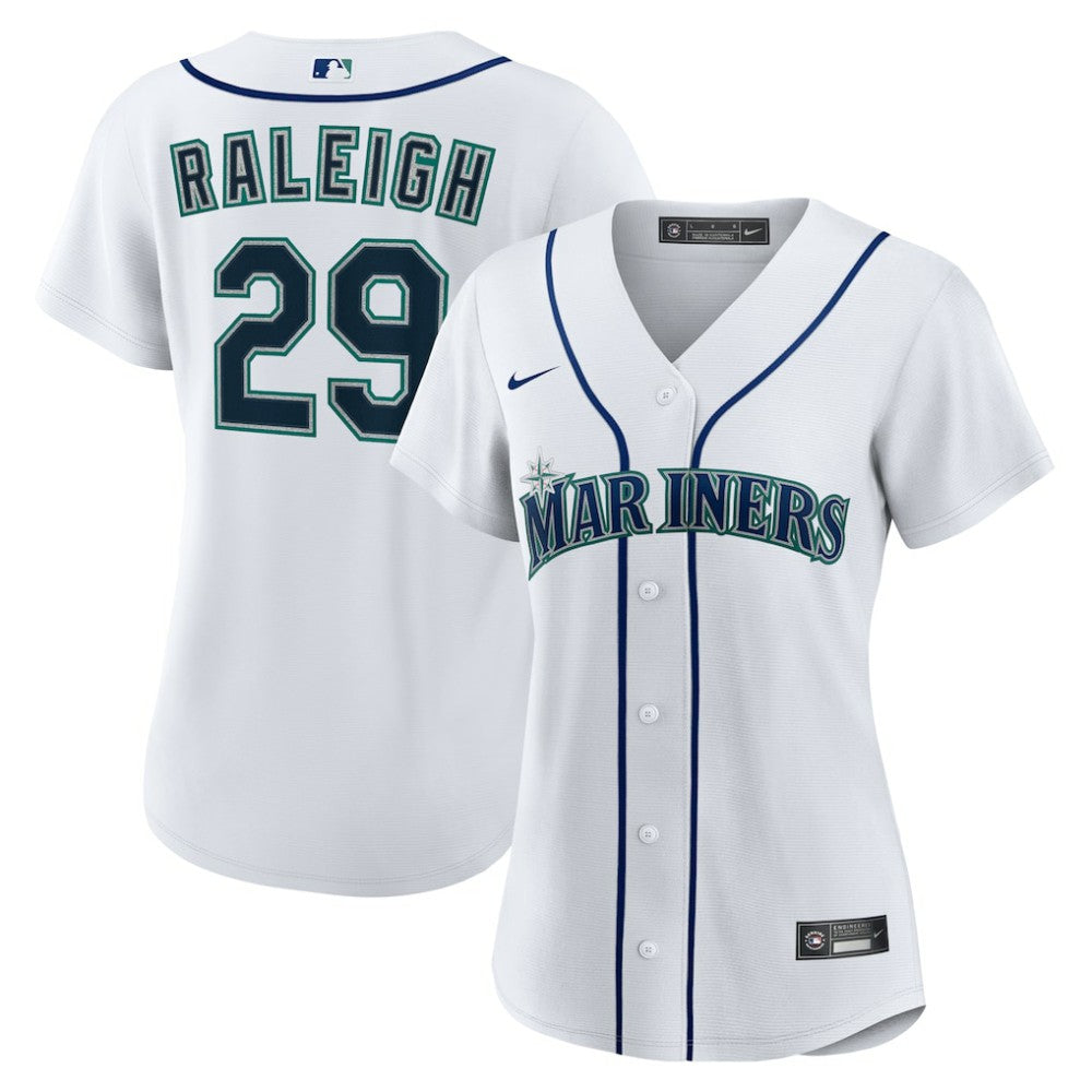 Cal Raleigh Seattle Mariners Nike Women's Home Replica Jersey - MLB Jerseys