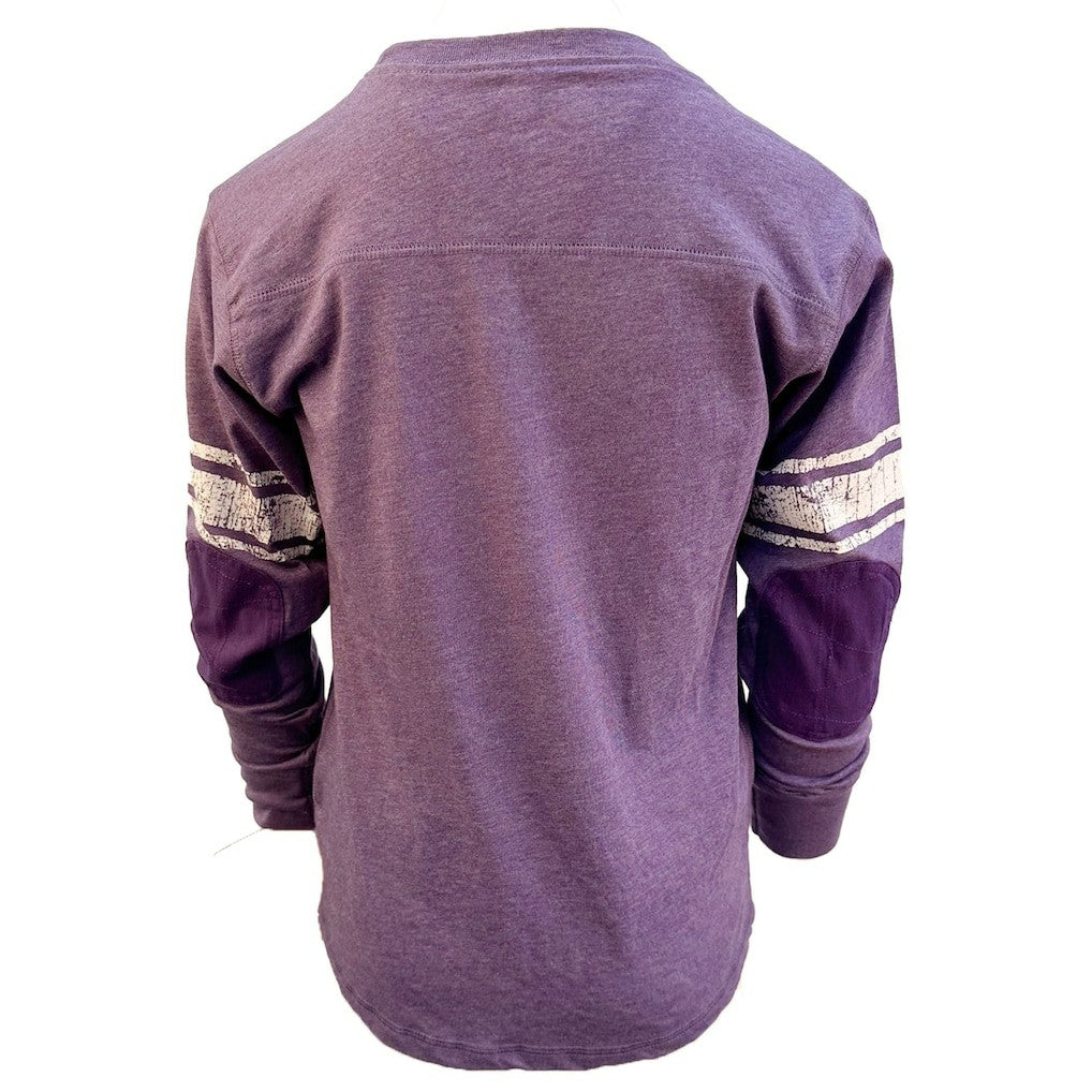 Minnesota Vikings Wes & Willy Youth Football Long Sleeve T-Shirt | NFL New