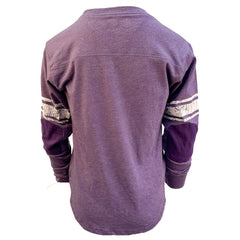 Minnesota Vikings Wes & Willy Youth Football Long Sleeve T-Shirt | NFL New