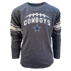 Dallas Cowboys Wes & Willy Youth Football Long Sleeve T-Shirt | NFL Online
