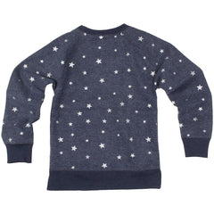 Dallas Cowboys Wes & Willy Girls Youth Shimmer Star Reverse Fleece Pullover Sweatshirt | NFL US