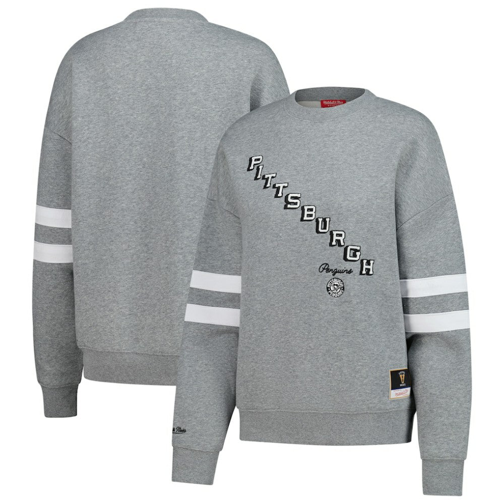 Pittsburgh Penguins Mitchell & Ness Women's Logo Lightweight Pullover Sweatshirt -  NHL Sweatshirts