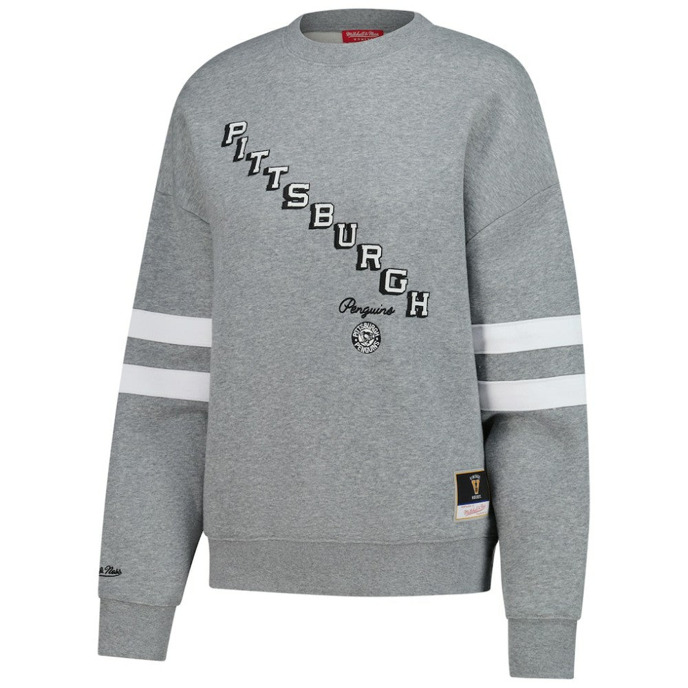 Pittsburgh Penguins Mitchell & Ness Women's Logo Lightweight Pullover Sweatshirt -  NHL Sweatshirts