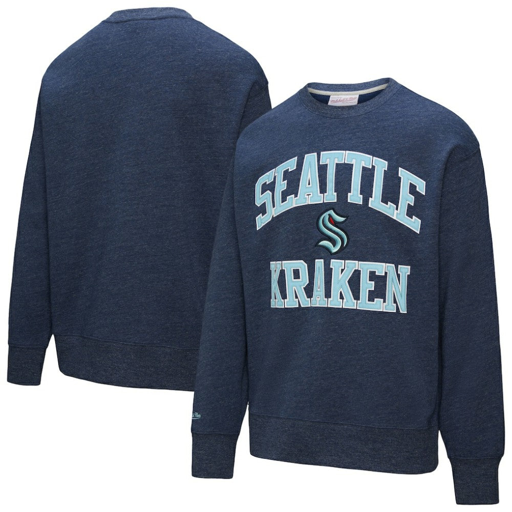 Seattle Kraken Mitchell & Ness Playoff Win Fleece Pullover Sweatshirt -  NHL Sweatshirts