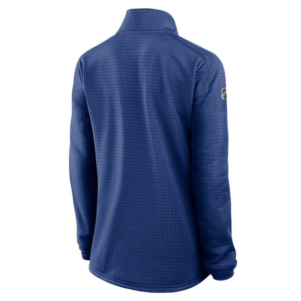 Vancouver Canucks Fanatics Women's Authentic Pro Rink Quarter-Zip Pullover  -  NHL Pullover