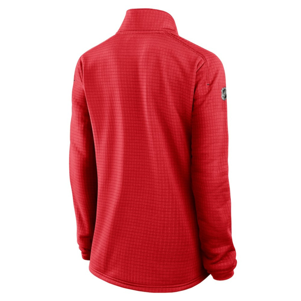 Calgary Flames Fanatics Women's Authentic Pro Rink Quarter-Zip Pullover  -  NHL Pullover