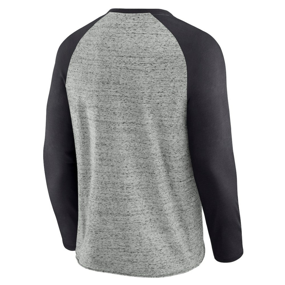Pittsburgh Pirates Darius Rucker Collection by Fanatics Raw Edge Raglan Long Sleeve Baseball T-Shirt - MLB T-shirts