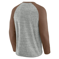 San Diego Padres Darius Rucker Collection by Fanatics Raw Edge Raglan Long Sleeve Baseball T-Shirt - MLB T-shirts