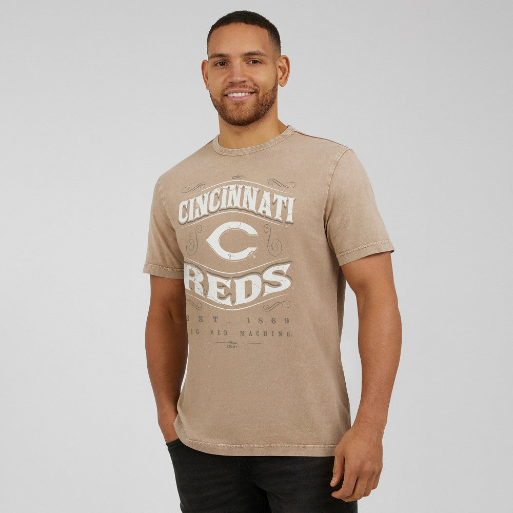 Cincinnati Reds Darius Rucker Collection by Fanatics Sun Faded T-Shirt - MLB T-shirts