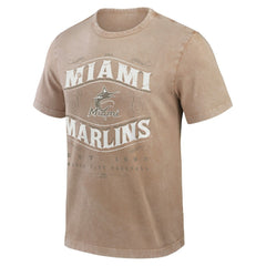 Miami Marlins Darius Rucker Collection by Fanatics Sunfaded T-Shirt - MLB T-shirts