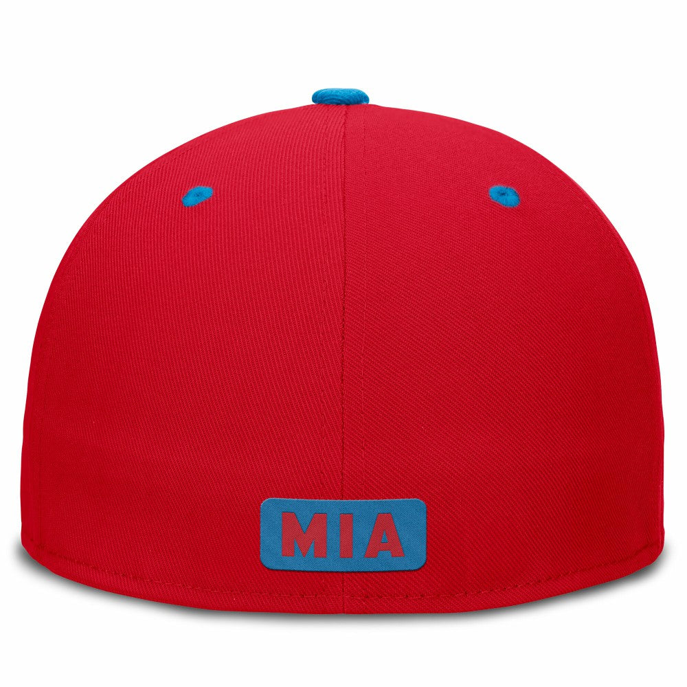 Miami Marlins Nike City Connect Patch Performance Fitted Hat - MLB Hats
