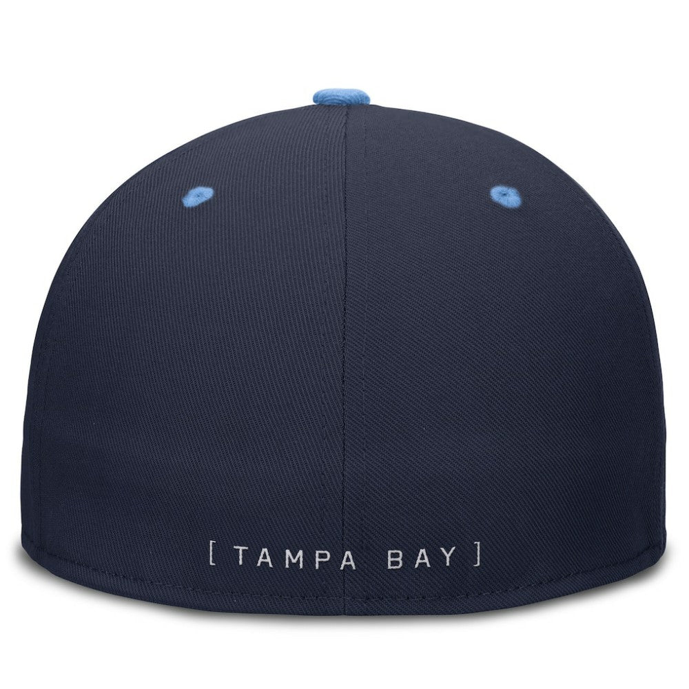 Tampa Bay Rays Nike  True Primetime Two-Tone Performance Fitted Hat - MLB Hats