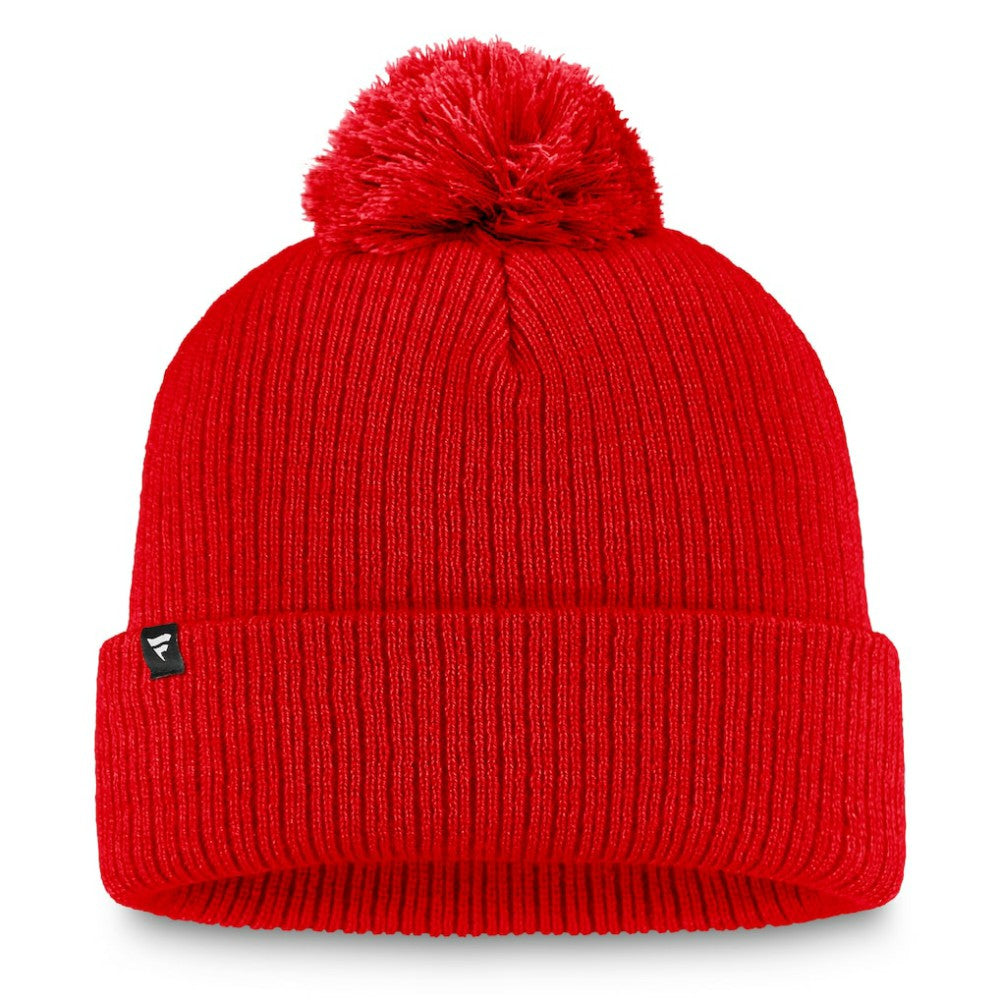Calgary Flames Fanatics Women's Cuffed Knit Hat with Pom -  NHL Hats