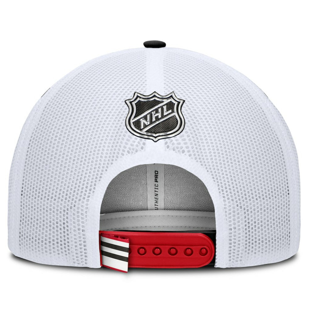 Chicago Blackhawks Fanatics Authentic Pro Rink Adjustable Trucker Hat -  NHL Hats