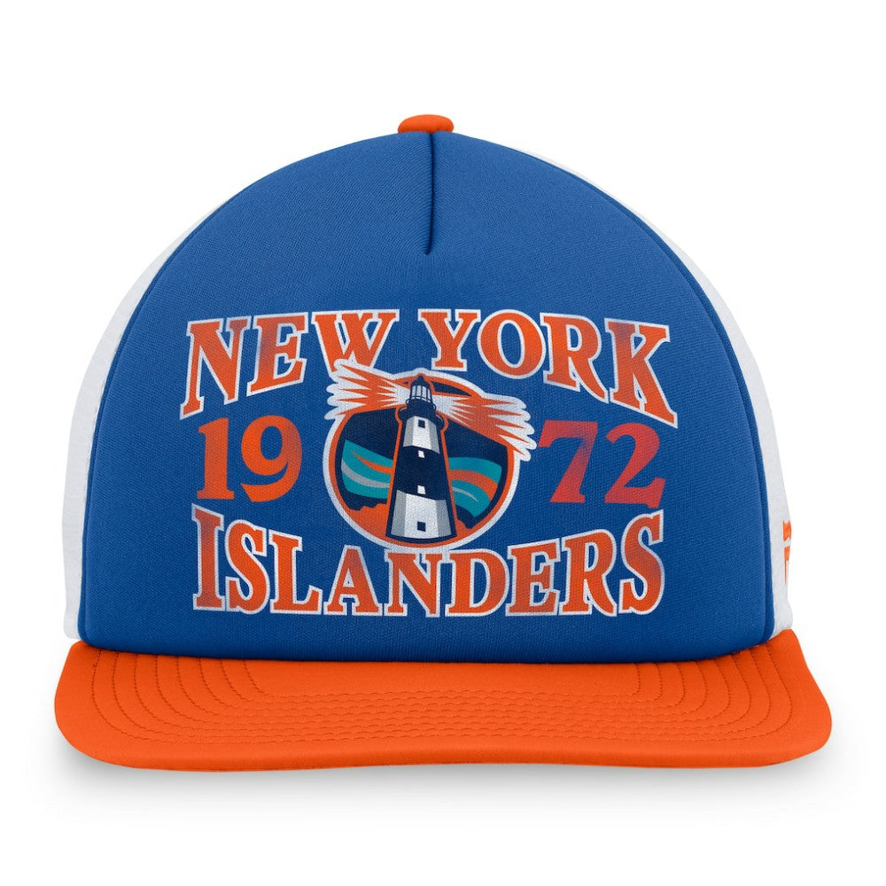 New York Islanders Fanatics Heritage Foam Front Adjustable Trucker Hat -  NHL Hats