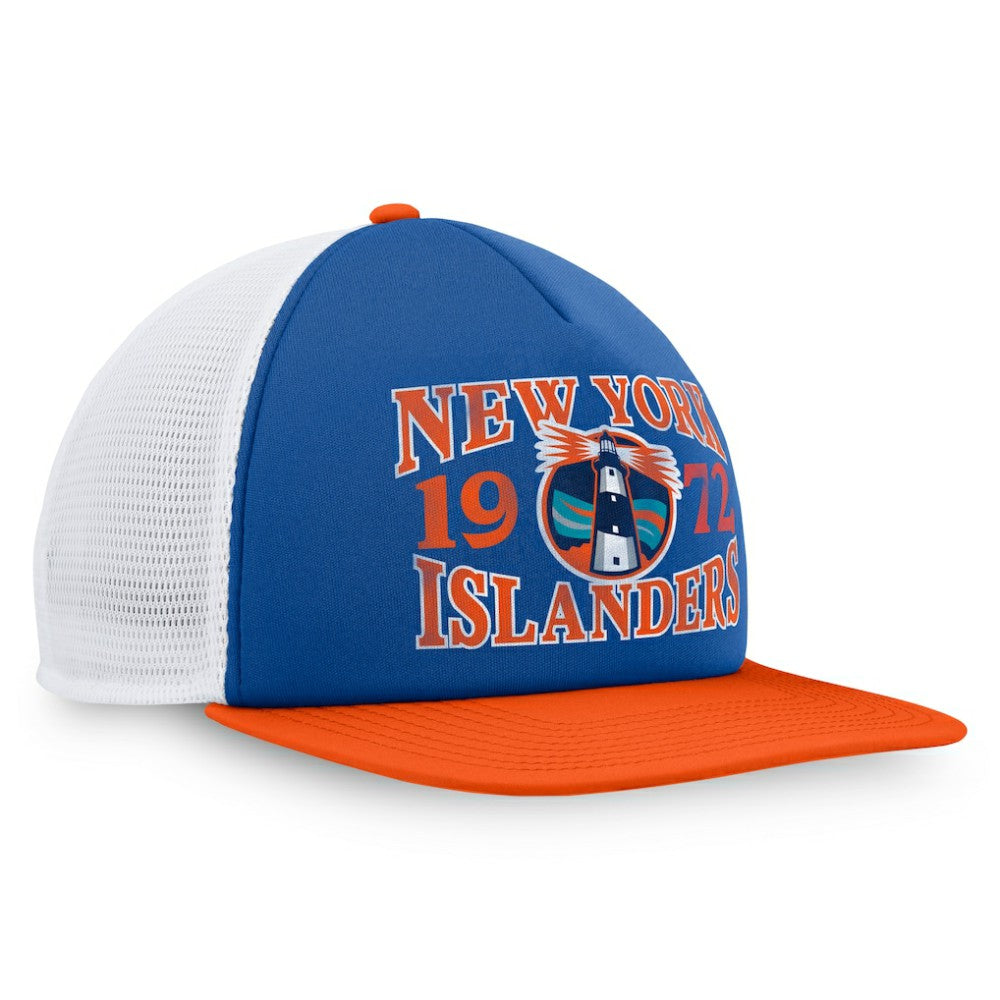 New York Islanders Fanatics Heritage Foam Front Adjustable Trucker Hat -  NHL Hats
