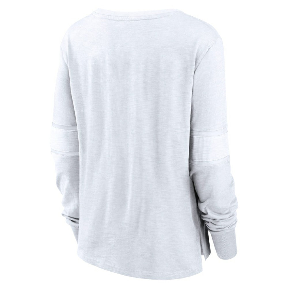 Seattle Kraken Fanatics Women's White Out Lace-Up Fashion Long Sleeve T-Shirt -  NHL T-shirts