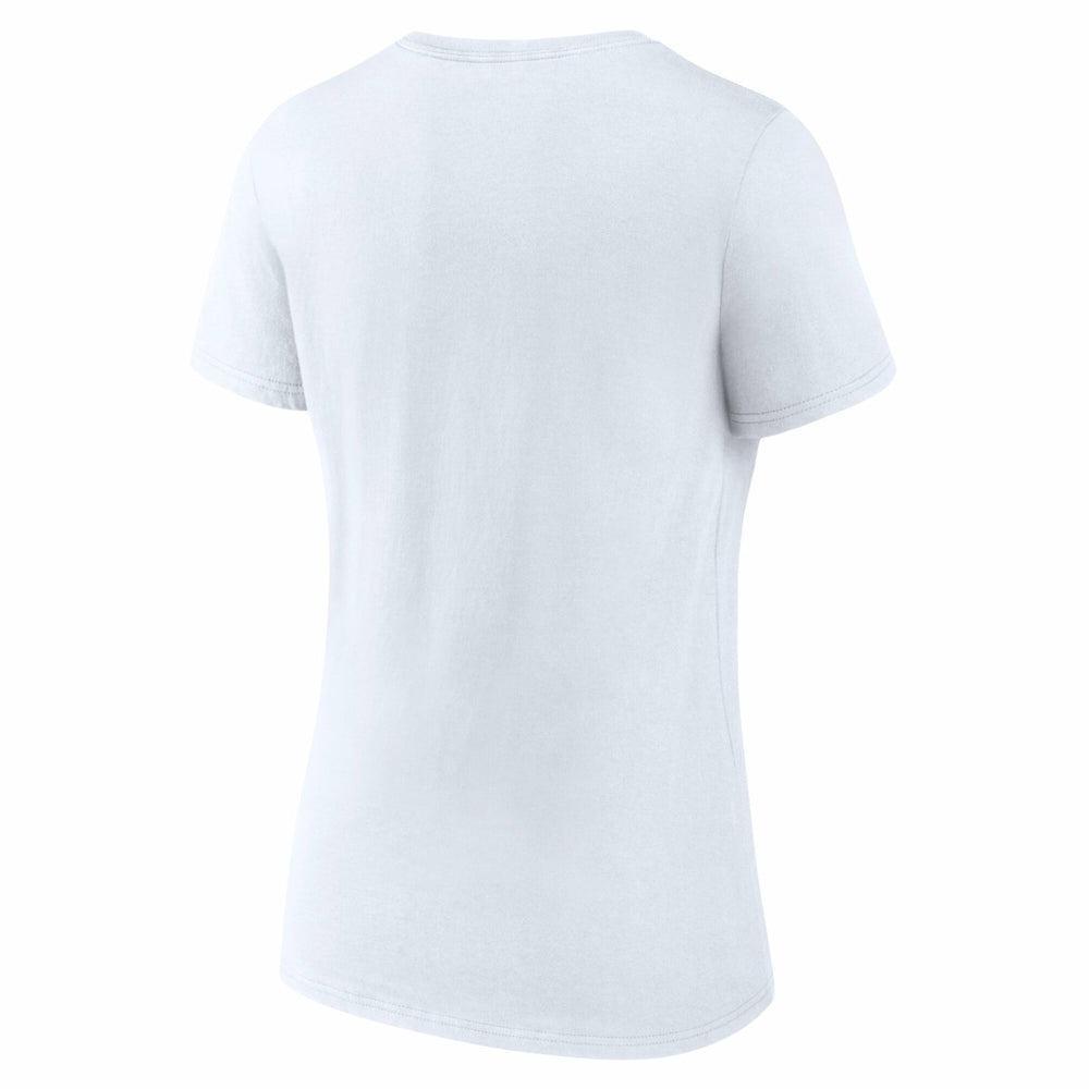White Milwaukee Bucks Women's Bench Warmer V-Neck T-Shirt | NBA