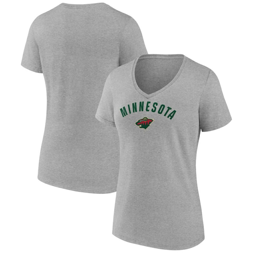 Minnesota Wild Fanatics Women's V-Neck T-Shirt -  NHL T-shirts