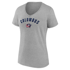 Columbus Blue Jackets Fanatics Women's V-Neck T-Shirt -  NHL T-shirts