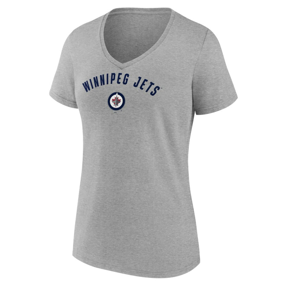 Winnipeg Jets Fanatics Women's V-Neck T-Shirt -  NHL T-shirts