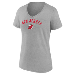 New Jersey Devils Fanatics Women's V-Neck T-Shirt -  NHL T-shirts