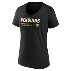 Pittsburgh Penguins Fanatics Women's V-Neck T-Shirt -  NHL T-shirts