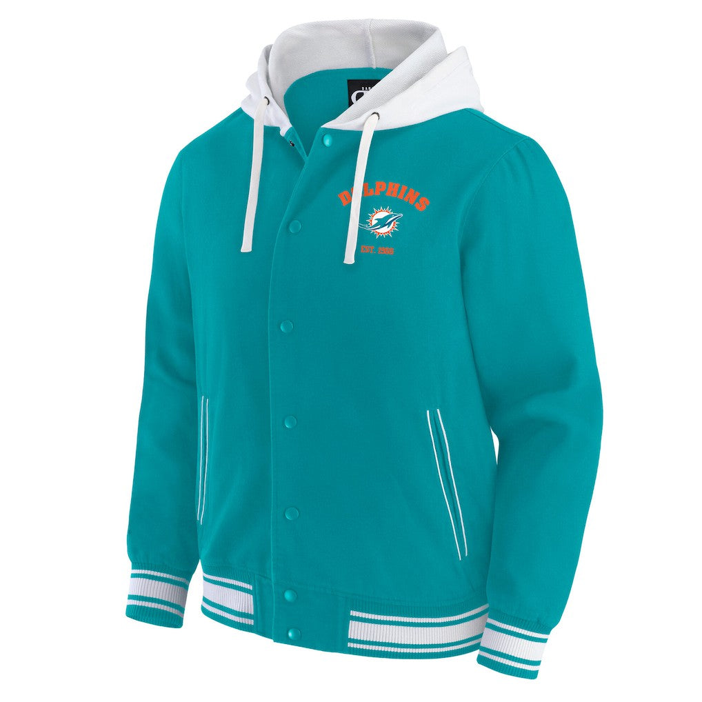 Miami Dolphins Darius Rucker Collection Full-Snap Hoodie Jacket | NFL US