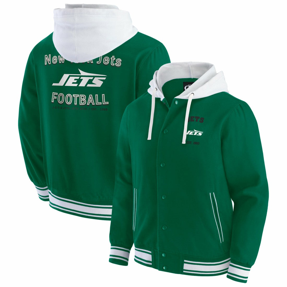 New York Jets Darius Rucker Collection Full-Snap Hoodie Jacket | NFL Near me