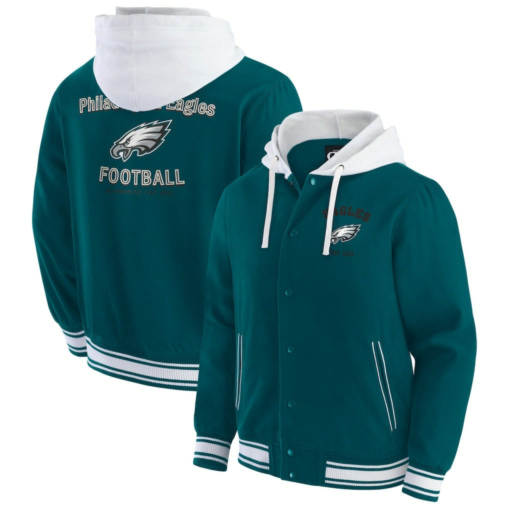 Philadelphia Eagles Darius Rucker Collection Full-Snap Hoodie Jacket | NFL Online