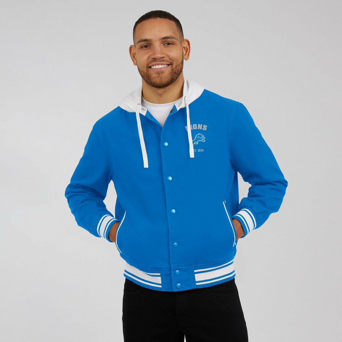 Detroit Lions Darius Rucker Collection Full-Snap Hoodie Jacket | NFL US