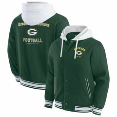 Green Bay Packers Darius Rucker Collection Full-Snap Hoodie Jacket | NFL Discount