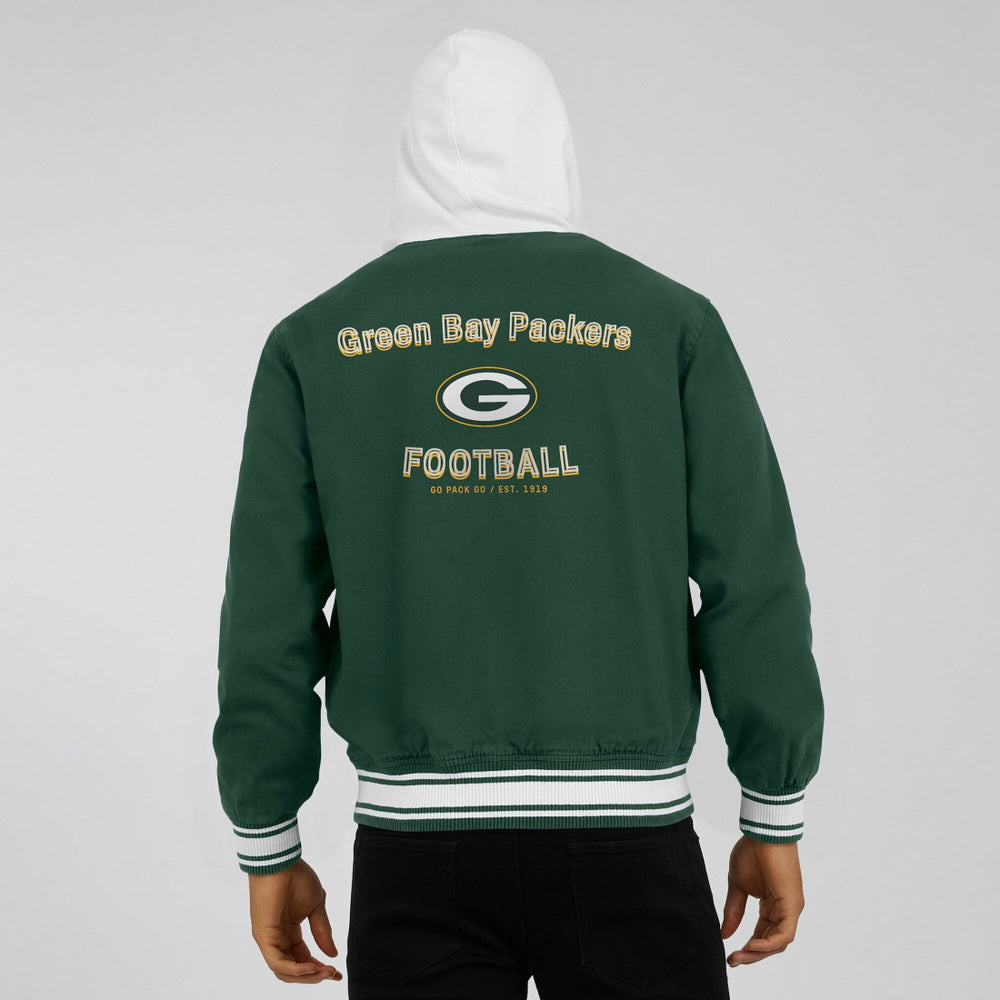 Green Bay Packers Darius Rucker Collection Full-Snap Hoodie Jacket | NFL Discount