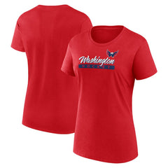Washington Capitals Fanatics Women's Risk Cotton T-Shirt -  NHL T-shirts