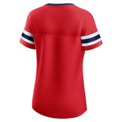 Washington Capitals Fanatics Women's Iconic Athena Lace-Up T-Shirt -  NHL T-shirts