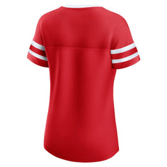 Detroit Red Wings Fanatics Women's Iconic Athena Lace-Up T-Shirt -  NHL T-shirts