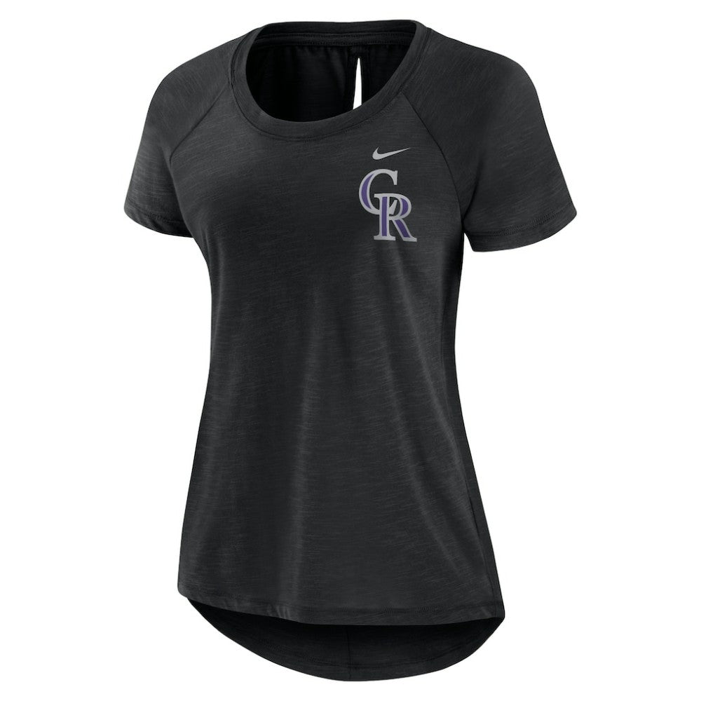 Colorado Rockies Nike Women's Summer Breeze Raglan Fashion T-Shirt - MLB T-shirts