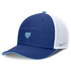 Toronto Blue Jays Nike Rise Diamond Plate Performance Trucker Flex Hat - MLB Hats